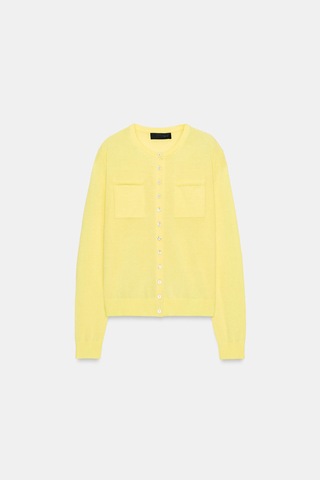 WOOL BLEND CARDIGAN WITH POCKETS - Zara фото 6