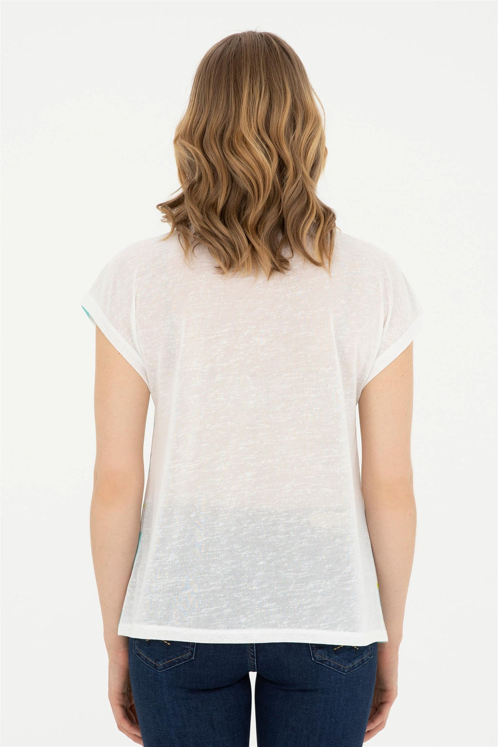 Женская мятная футболка - U.s. polo assn фото 5