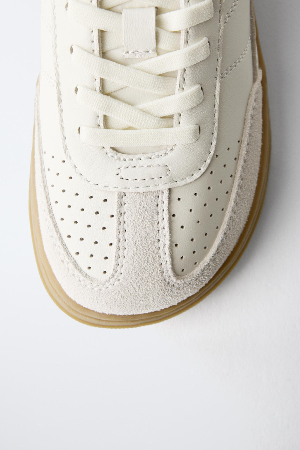 LEATHER BAREFOOT SNEAKERS - Zara фото 5
