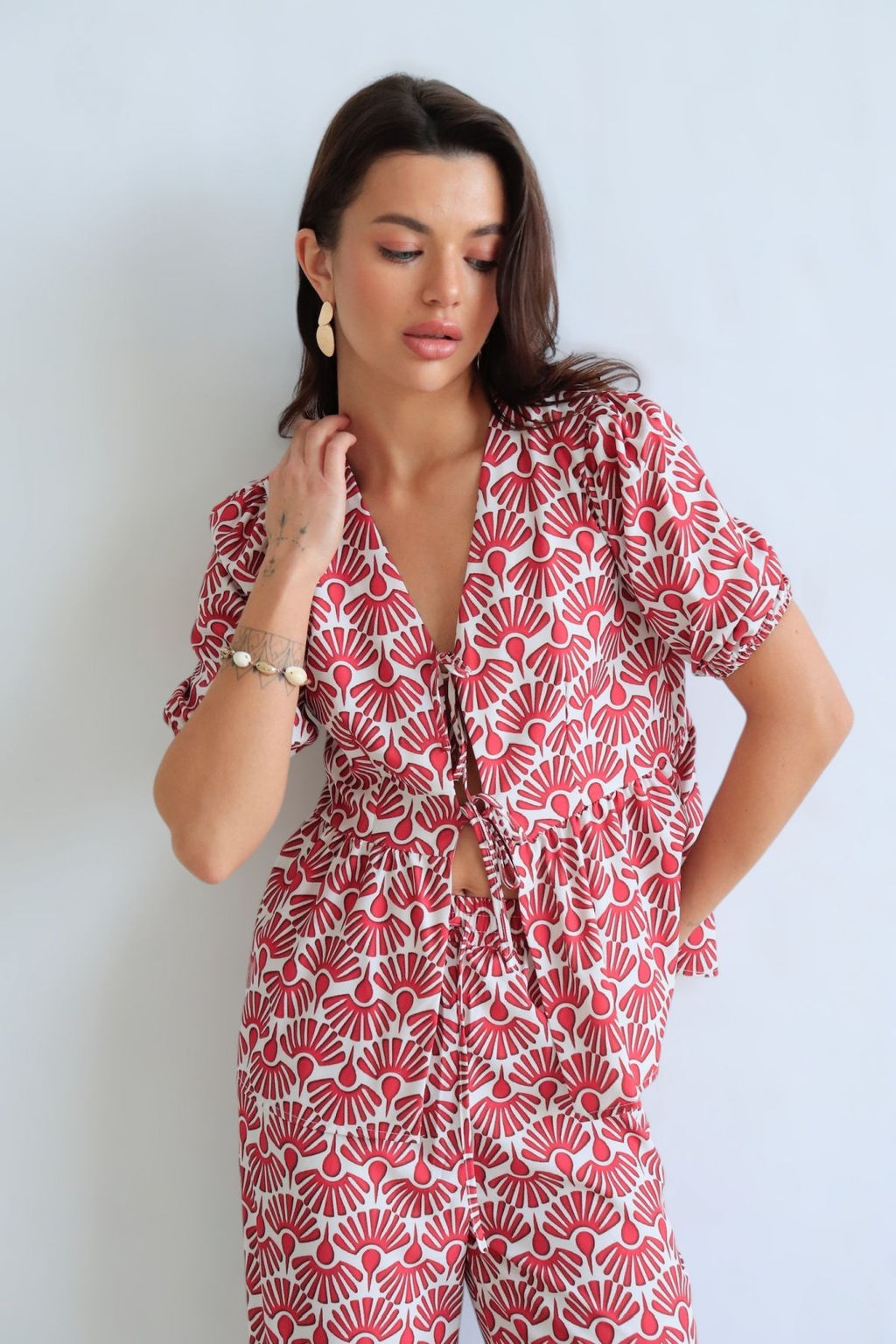 Martichelli Костюм брючный с принтом  фото 12