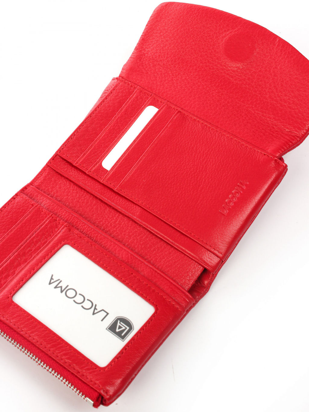 LACCOMA кошелек LA-2089-красный натуральная кожа