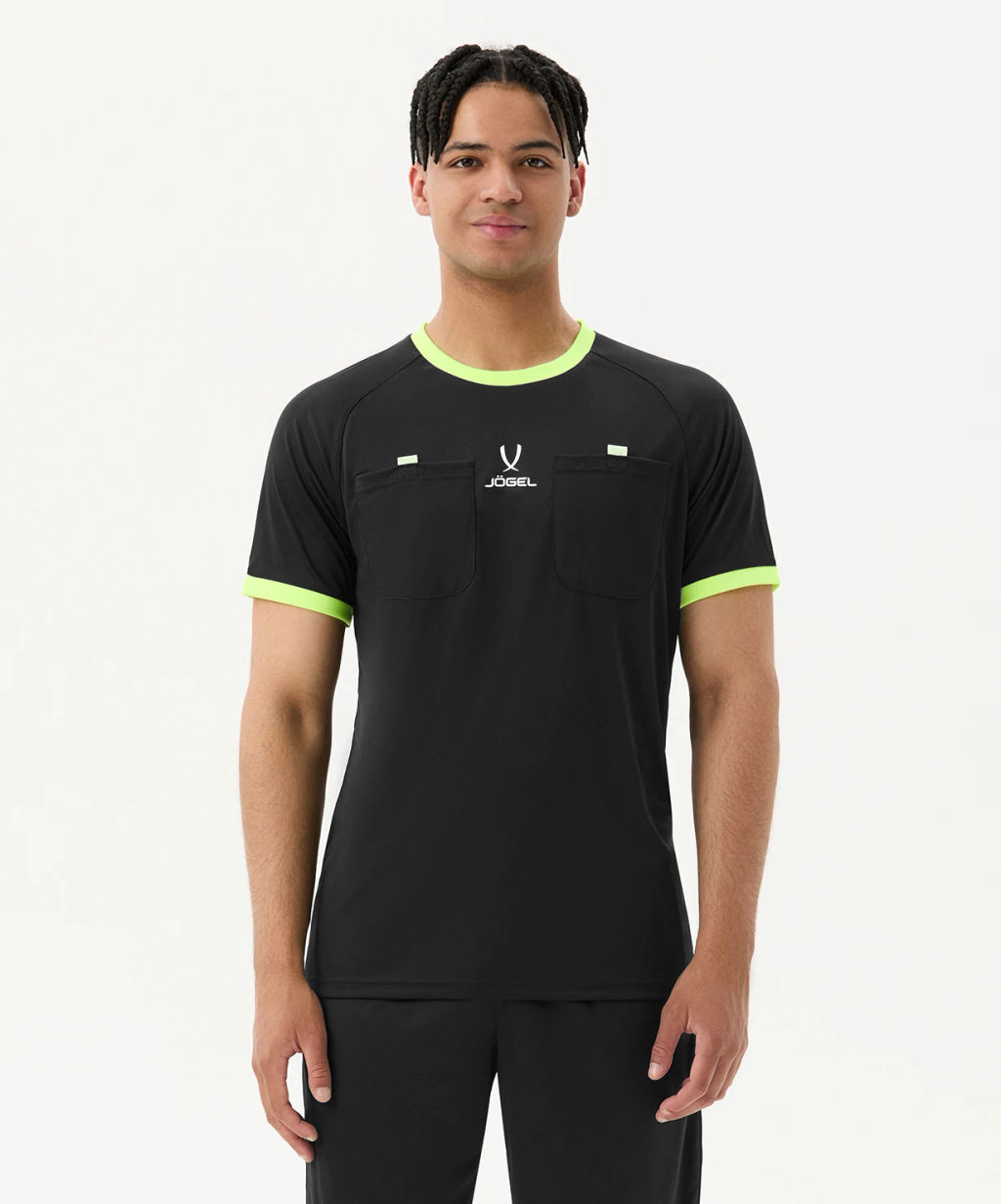 Футболка судейская JOGEL DIVISION PerFormDRY Referee Tee, черный  фото 6
