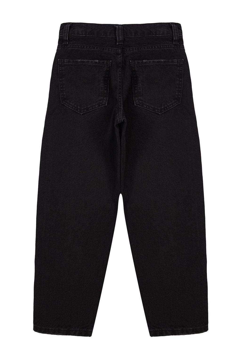 TRENDYOLMILLA Siyah Duz Denim Pantolon TKDSS24PL00005  фото 3