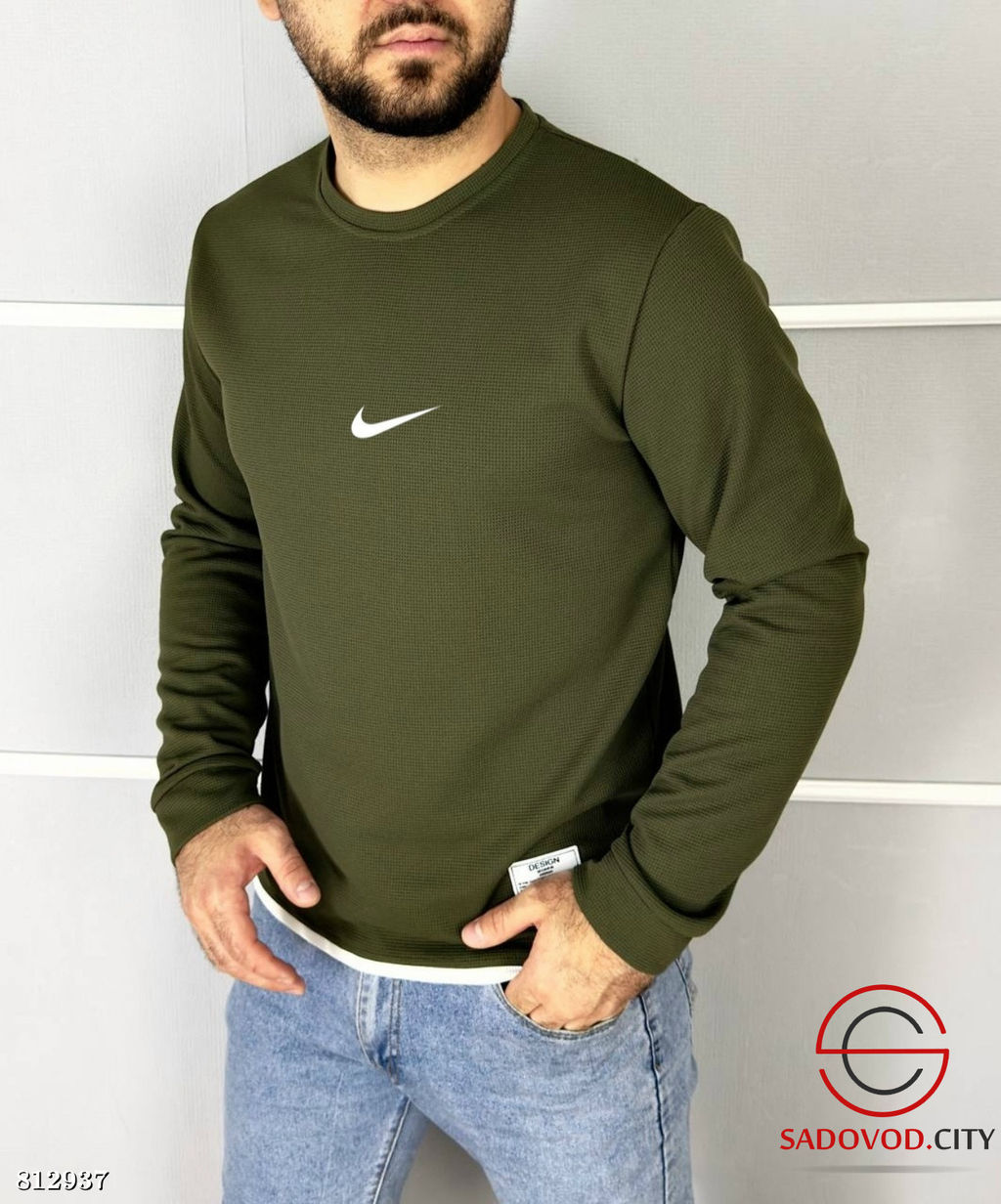 Мужская тонкая кофта с логотипом