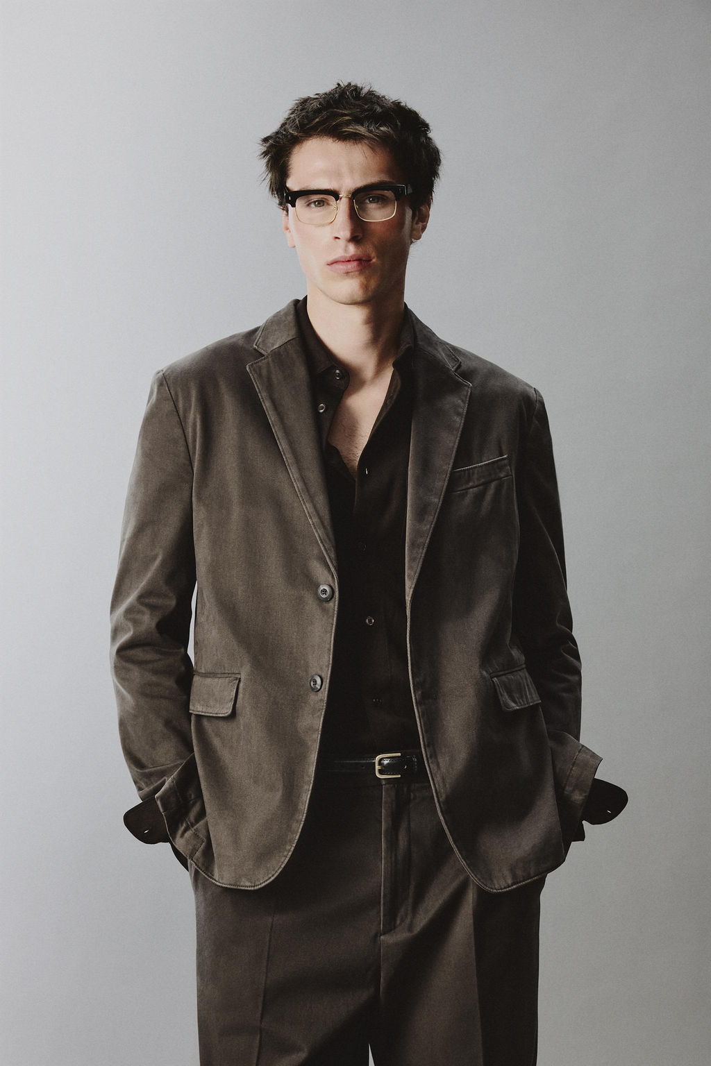 WASHED EFFECT SUIT BLAZER - Zara фото 9