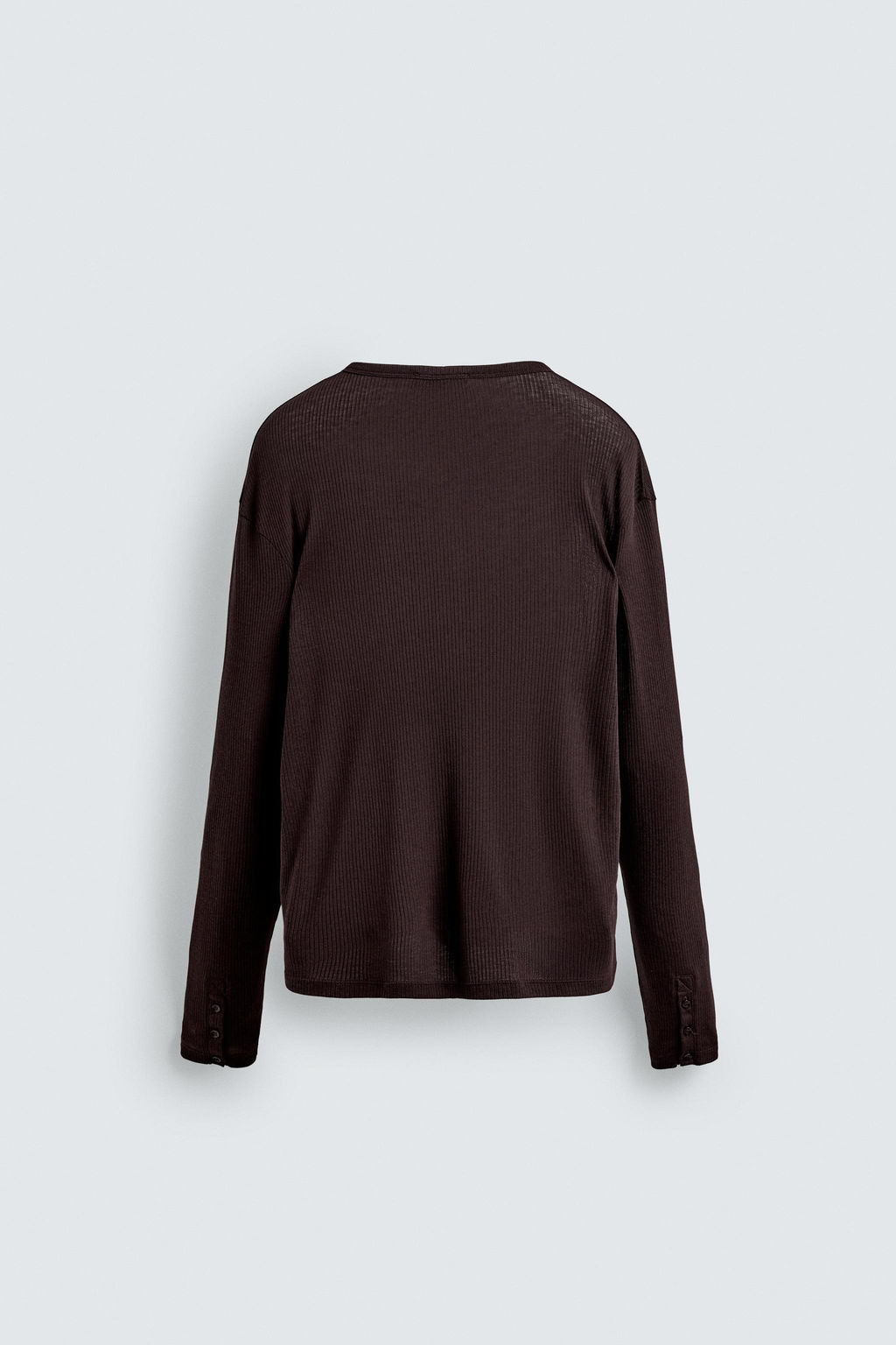 LYOCELL - COTTON HENLEY COLLAR T-SHIRT