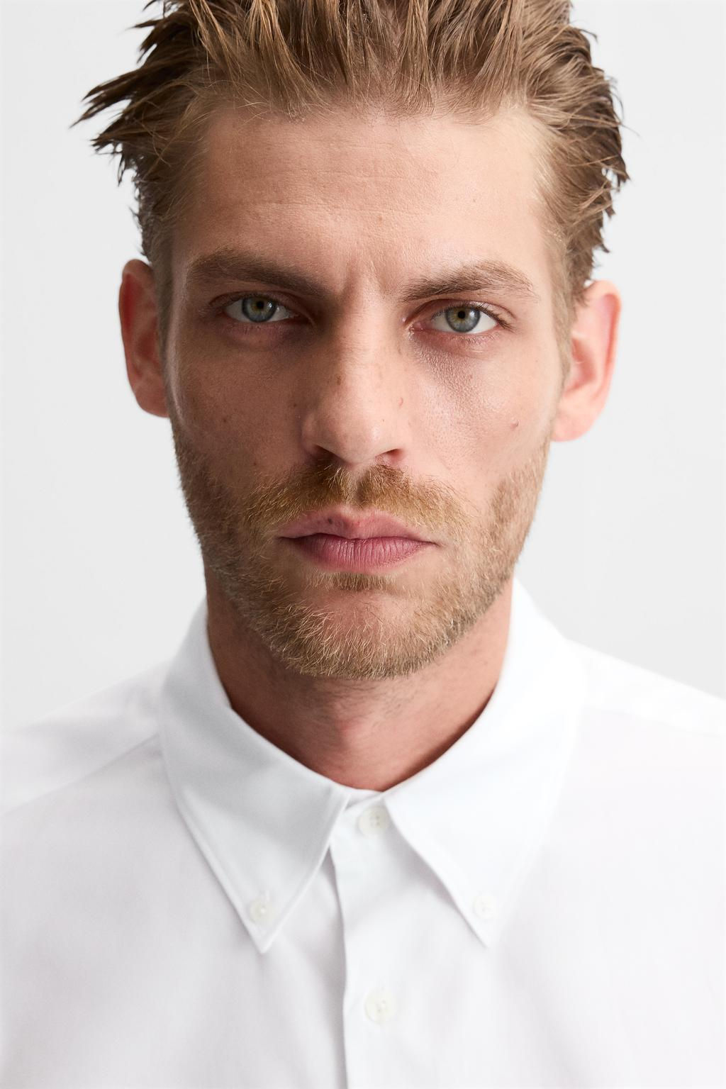 TEXTURED REGULAR FIT SHIRT - Zara фото 6