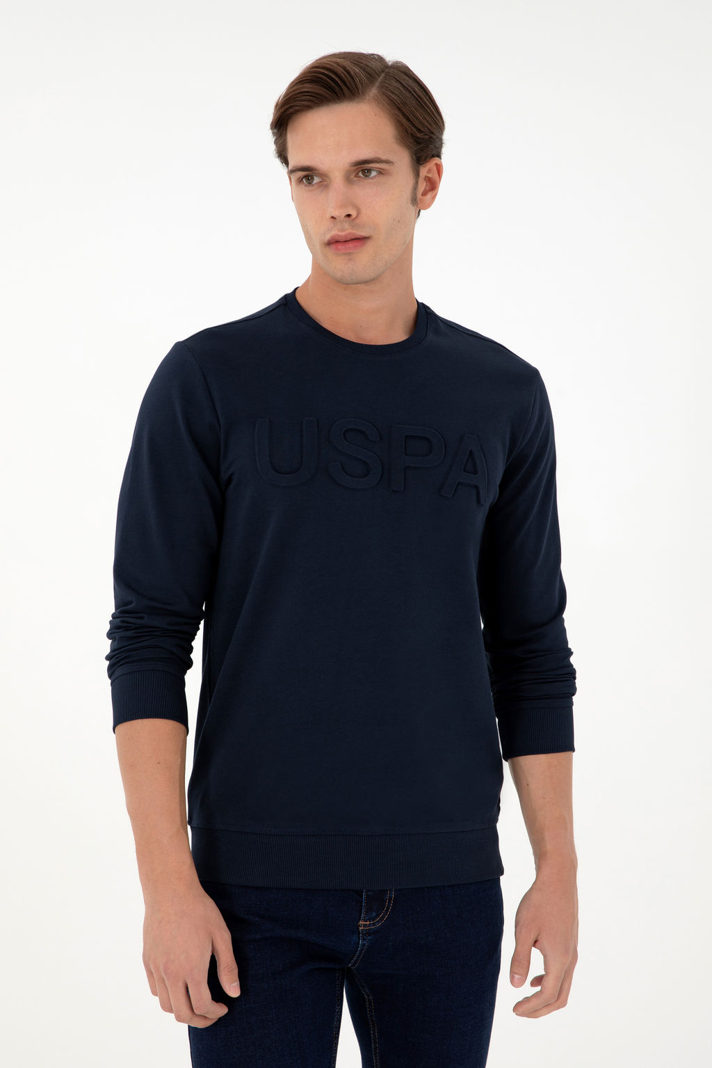 Мужской темно-синий базовый свитшот Неожиданная скидка в корзине - U.s. polo assn фото 10