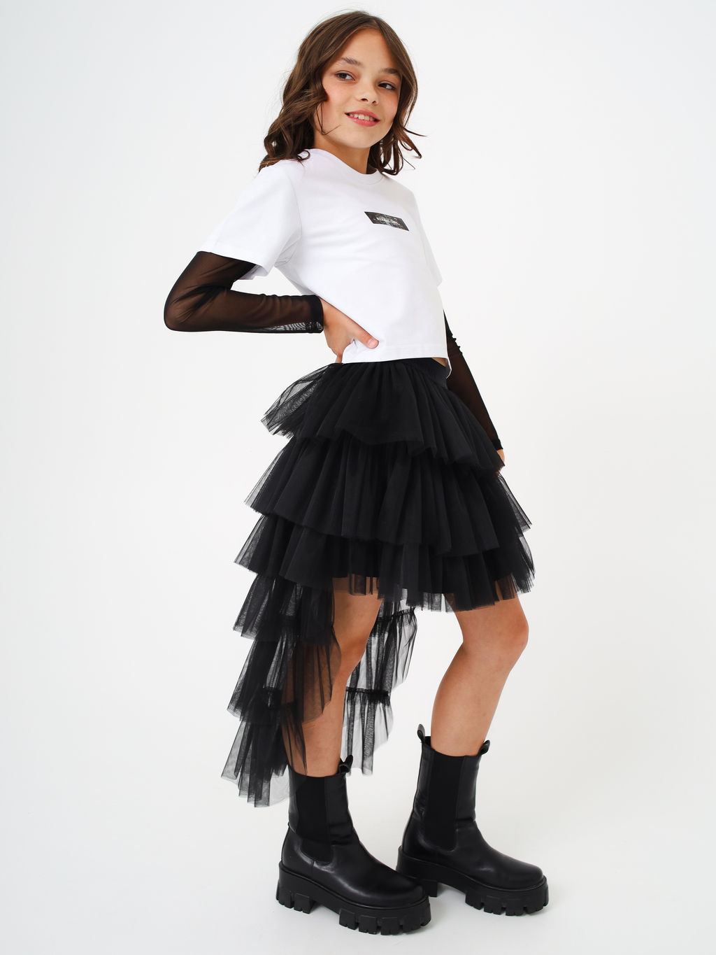 Юбка фатиновая, белая - Inzibe фото 22