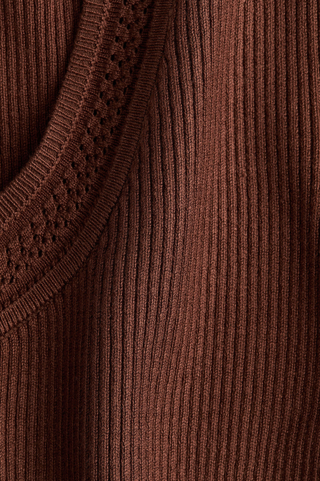 Frill-trimmed rib-knit top - H&m фото 6