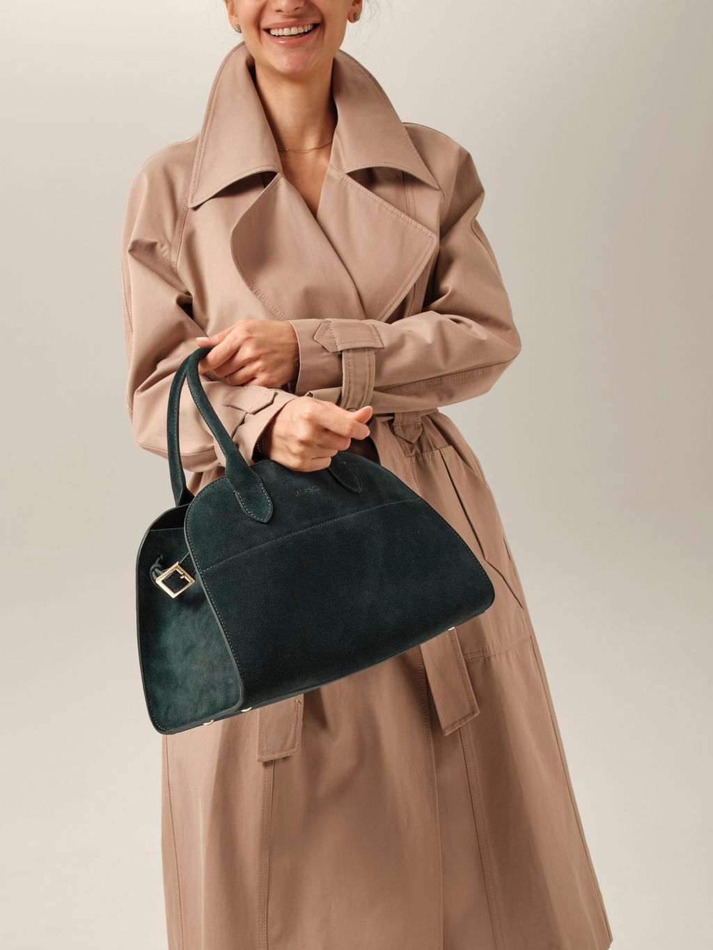 Сумка замшевая Deboro 31092 форест