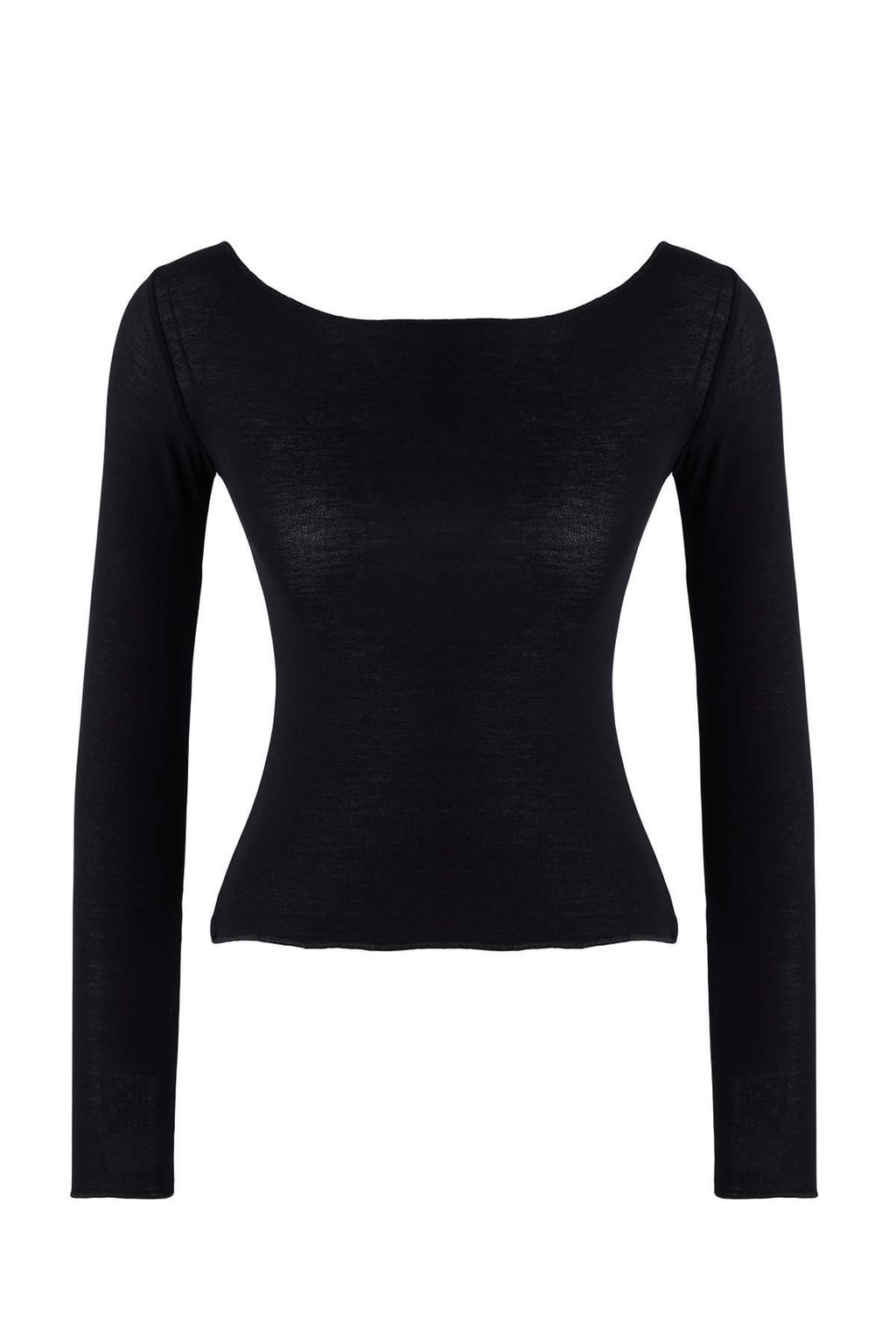 Siyah Transparan Esnek Vucuda Oturan Orme Bluz TWOAW26BZ00305 - Trendyolmilla фото 7