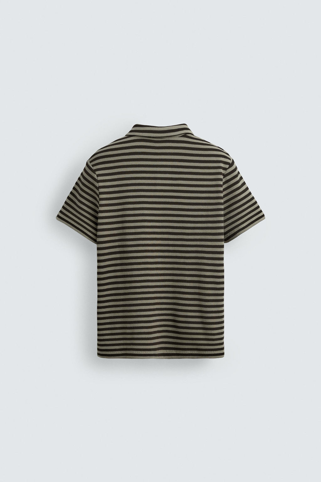 POLO RELAXED FIT ESTRUCTURA / rayas - Zara фото 8