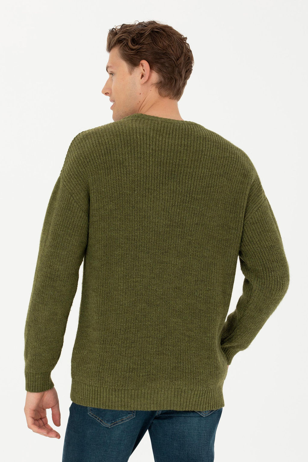 Мужской свитер цвета хаки - U.s. polo assn фото 19