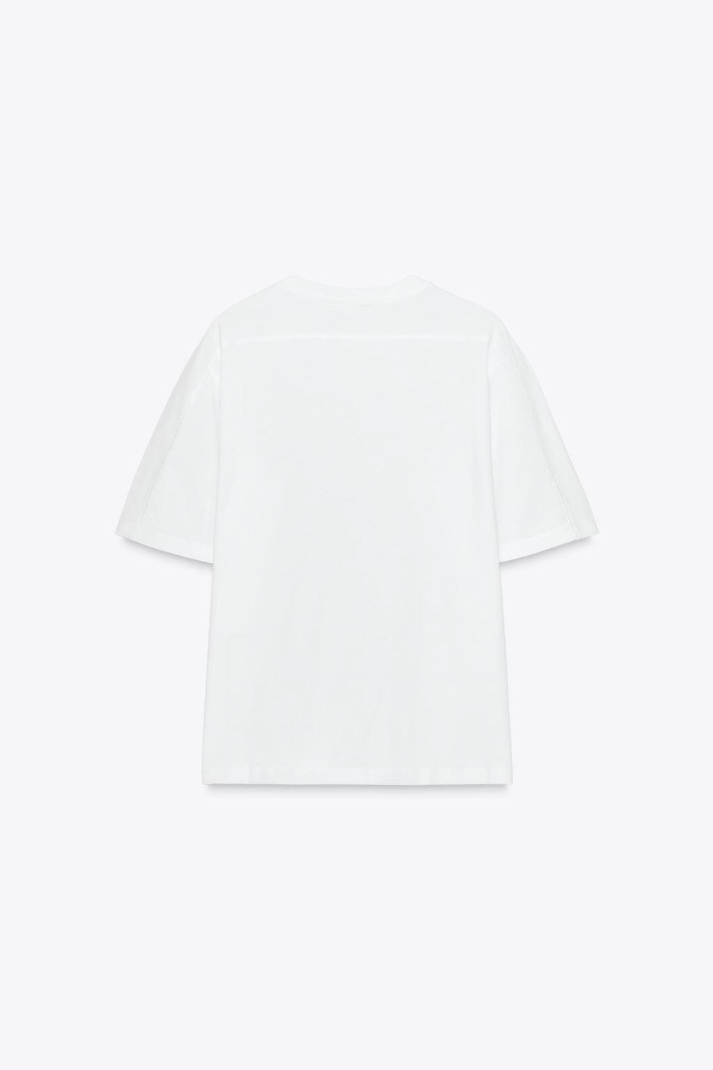 REGULAR FIT LABEL T-SHIRT - Zara фото 7