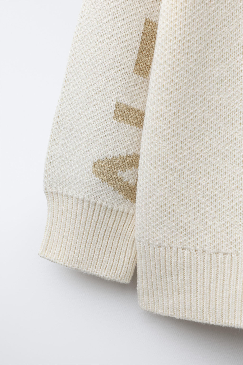 JACQUARD KNIT JUMPER WITH SLOGAN - Zara фото 4