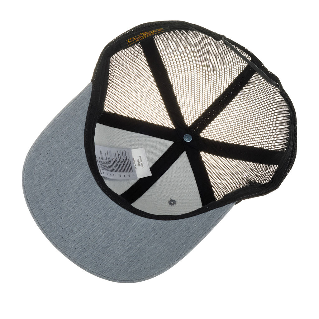 Бейсболка FLEXFIT арт. 6606T (светло-серый / черный) фото 3