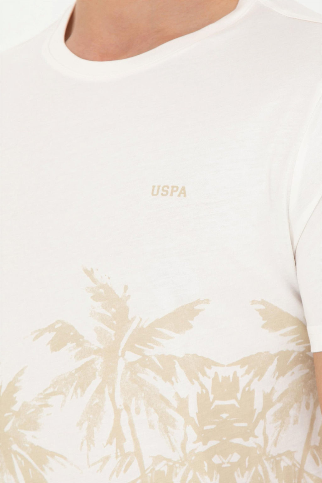 Мужская футболка цвета экрю - U.s. polo assn фото 7