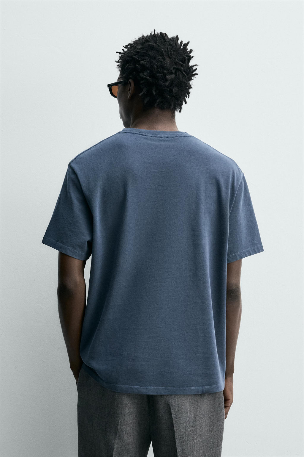 CAMISETA BOLSILLO BORDADOS N?UTICOS / Azul lavado