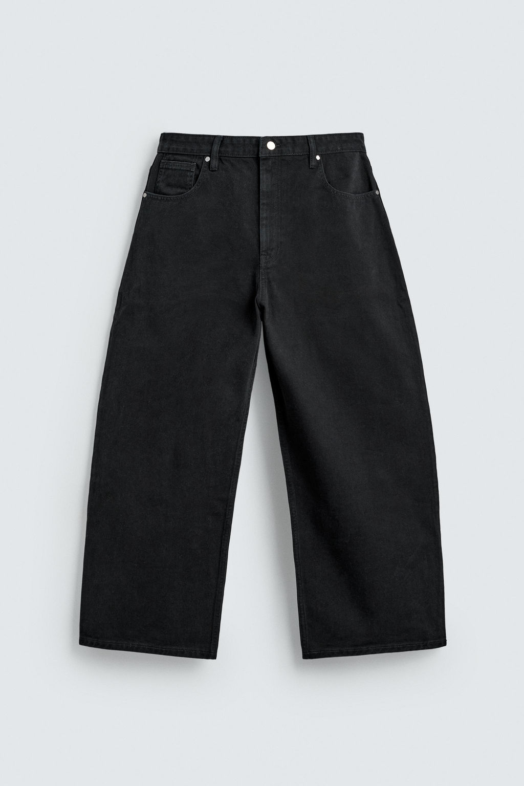JEANS WIDE FIT / Negro - Zara фото 7