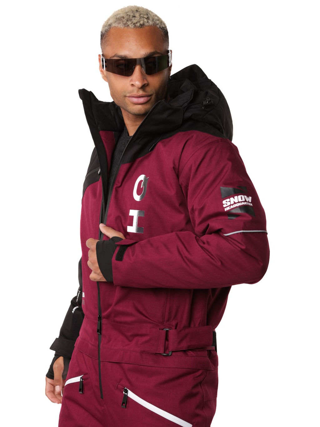 Комбинезон A-89033 Темно-бордовый