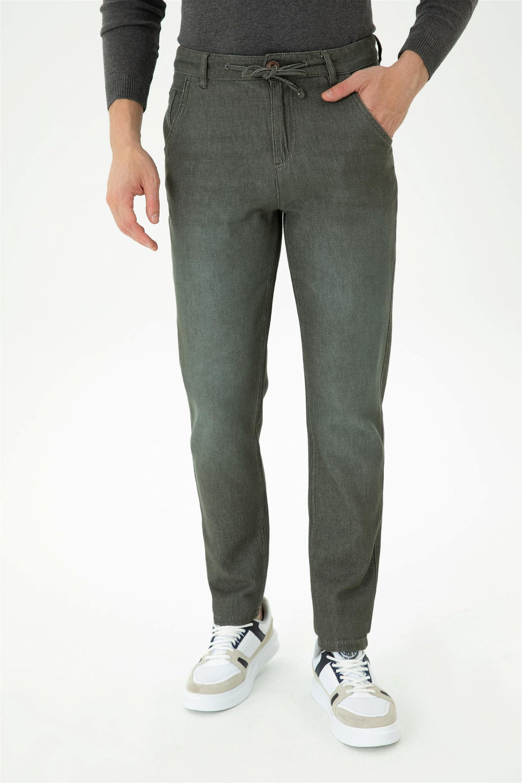 U. S. Polo Assn Мужские джинсовые брюки цвета хаки - U.s. polo assn фото 9