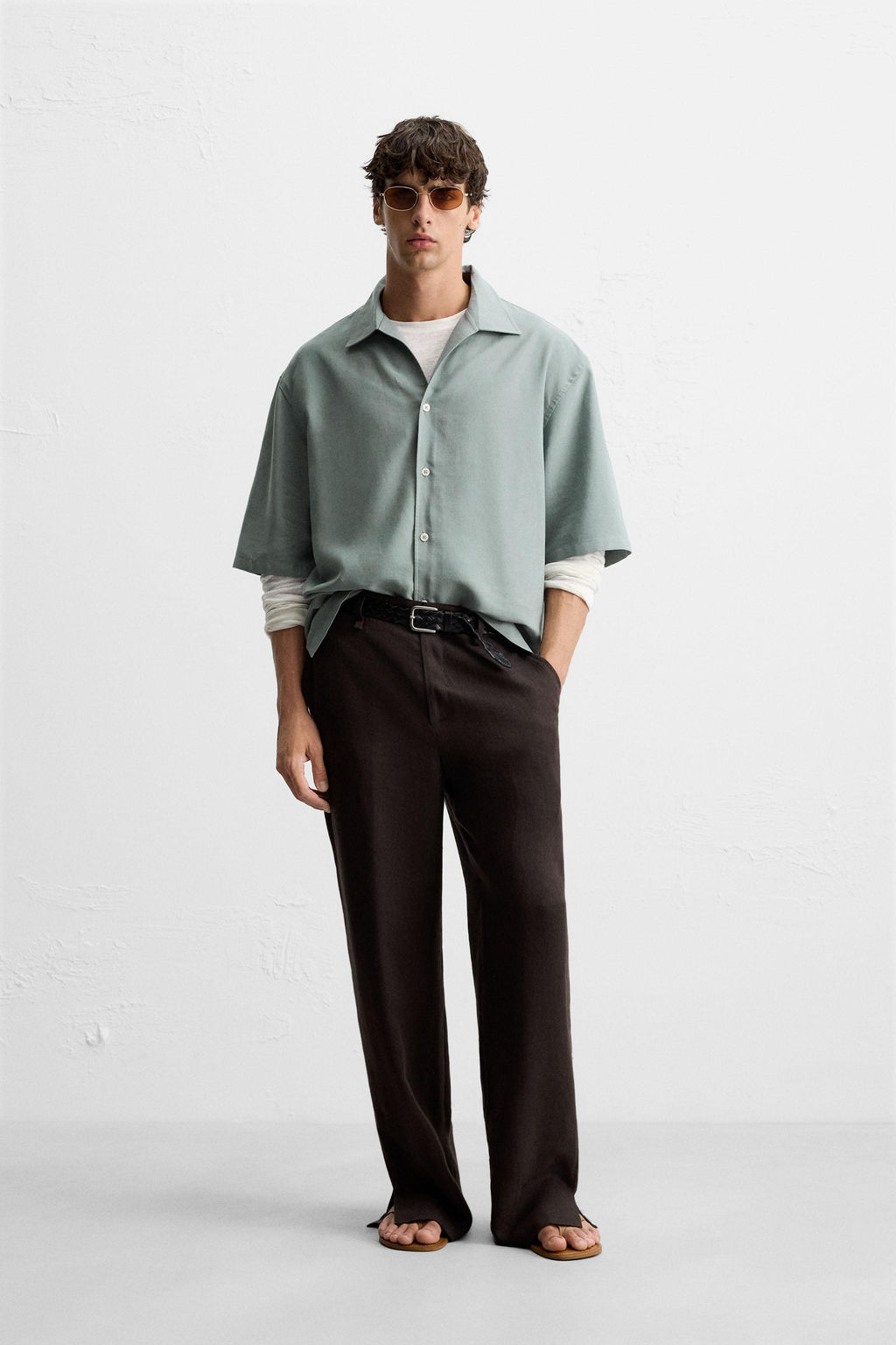 RELAXED FIT FLOWING SHIRT