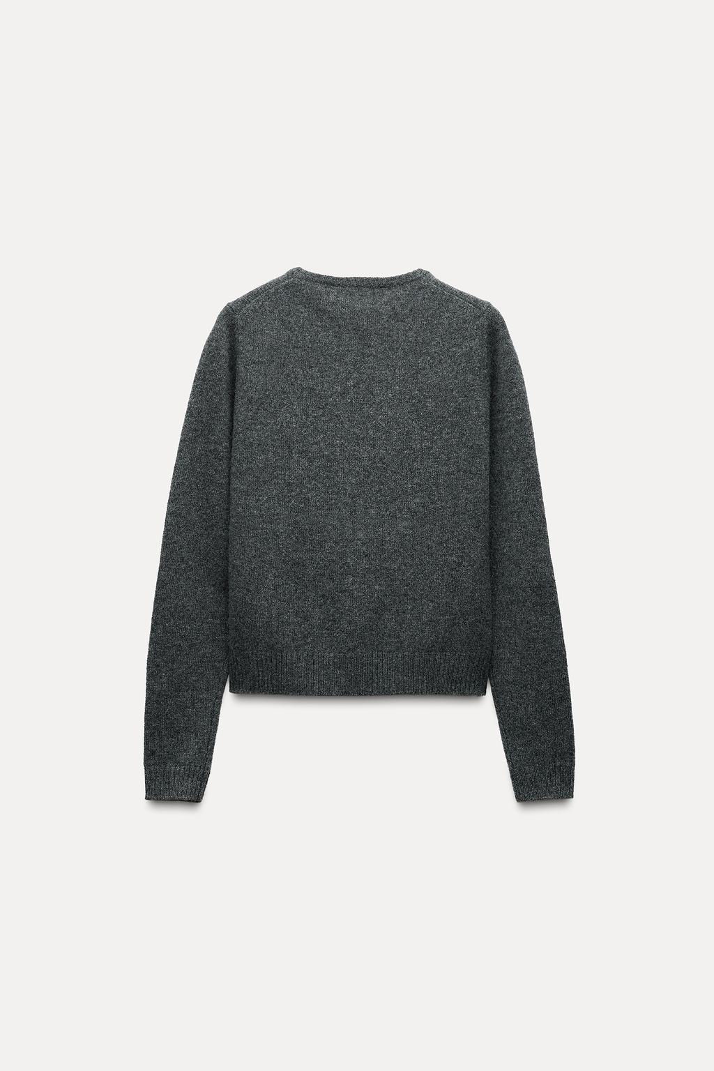 BASIC 100% WOOL SWEATER - Zara фото 21
