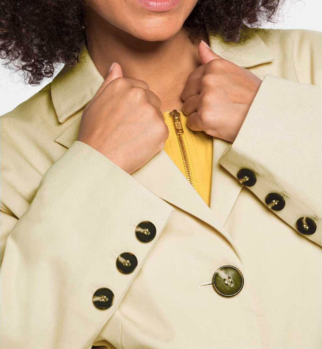 Плащ, светло-бежевый - Sheego фото 6