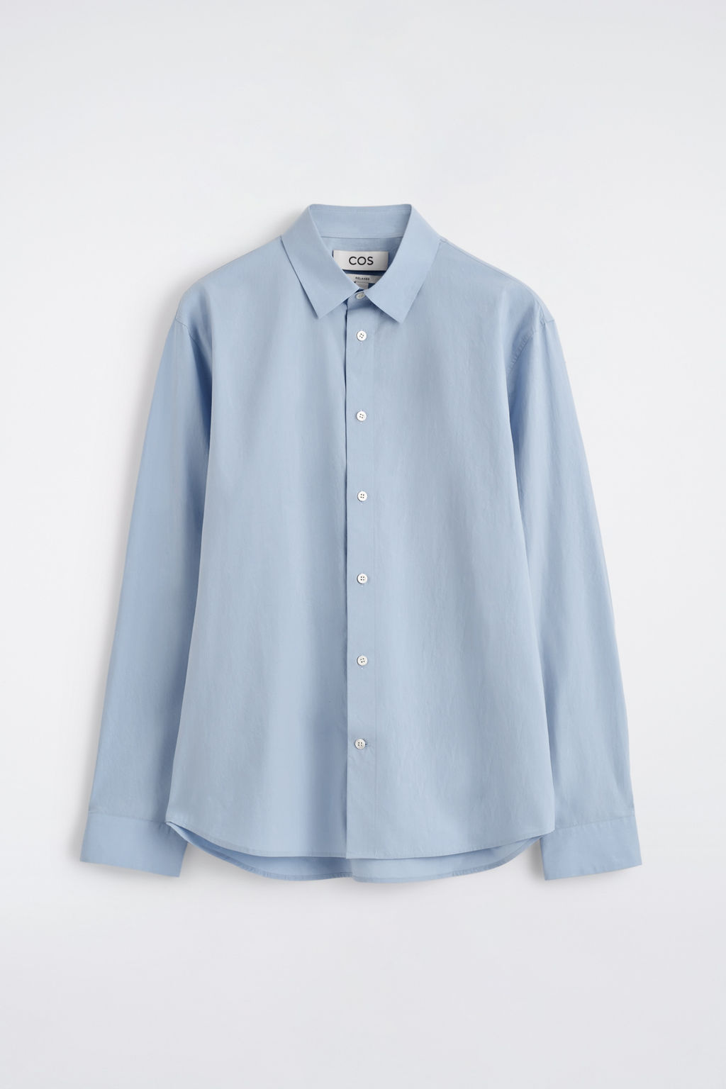 CAMISA DE POPEL?N DE ALGOD?N PIMA RELAXED FIT - H&m фото 3