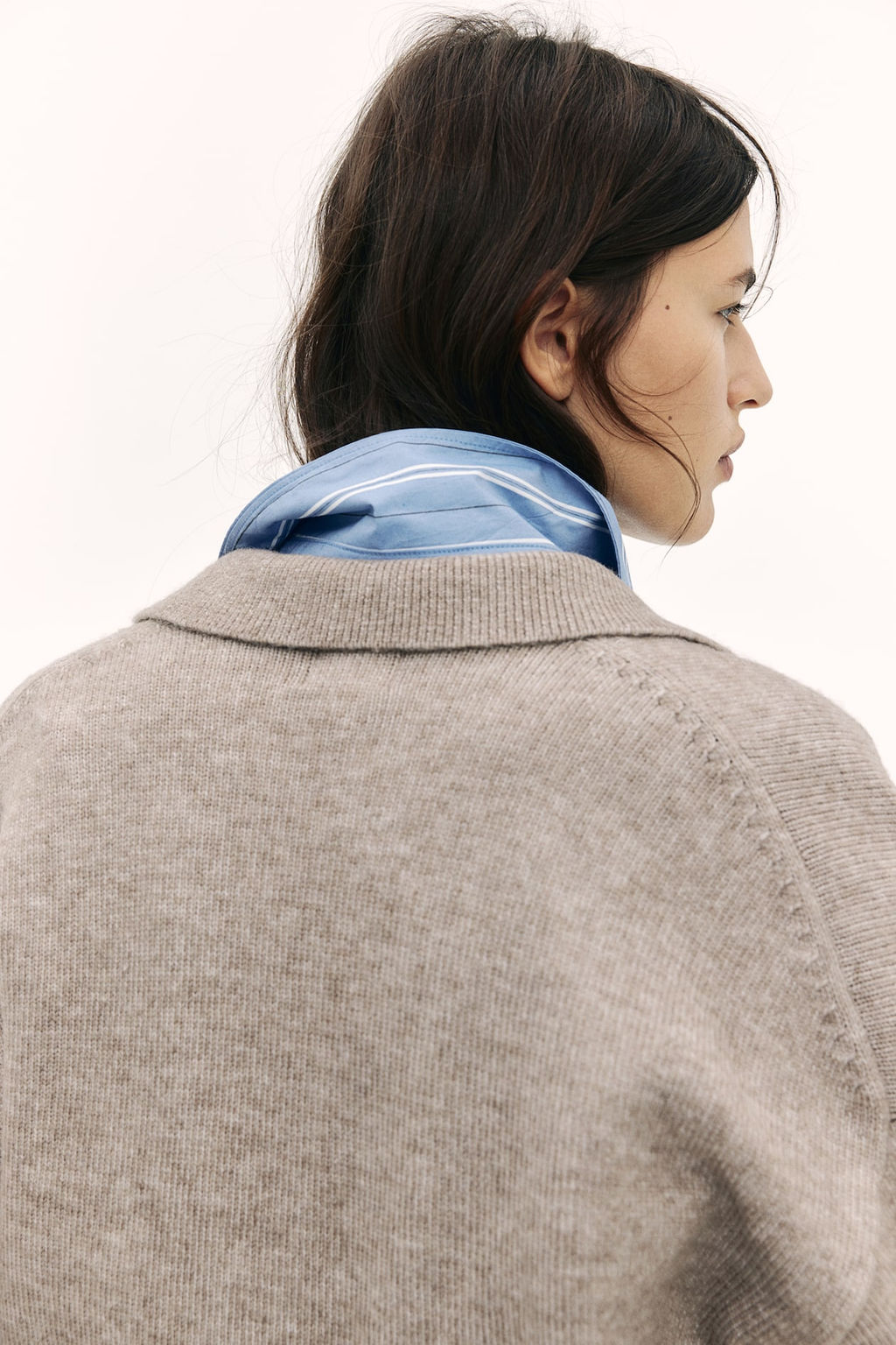 Jersey de punto fino con cuello - H&m фото 5