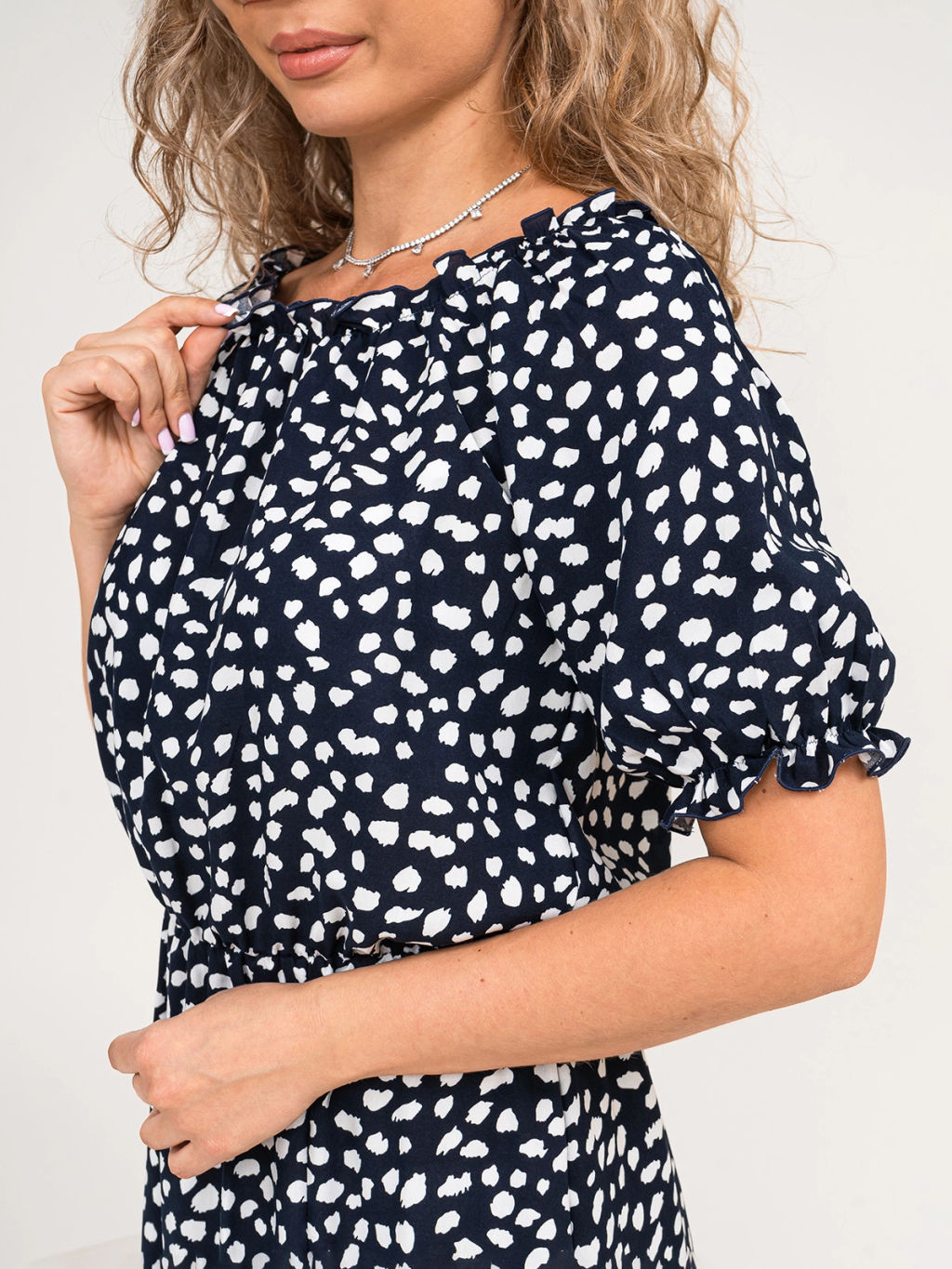 Платье женское, цвет черный белый - Текс-плюс фото 4