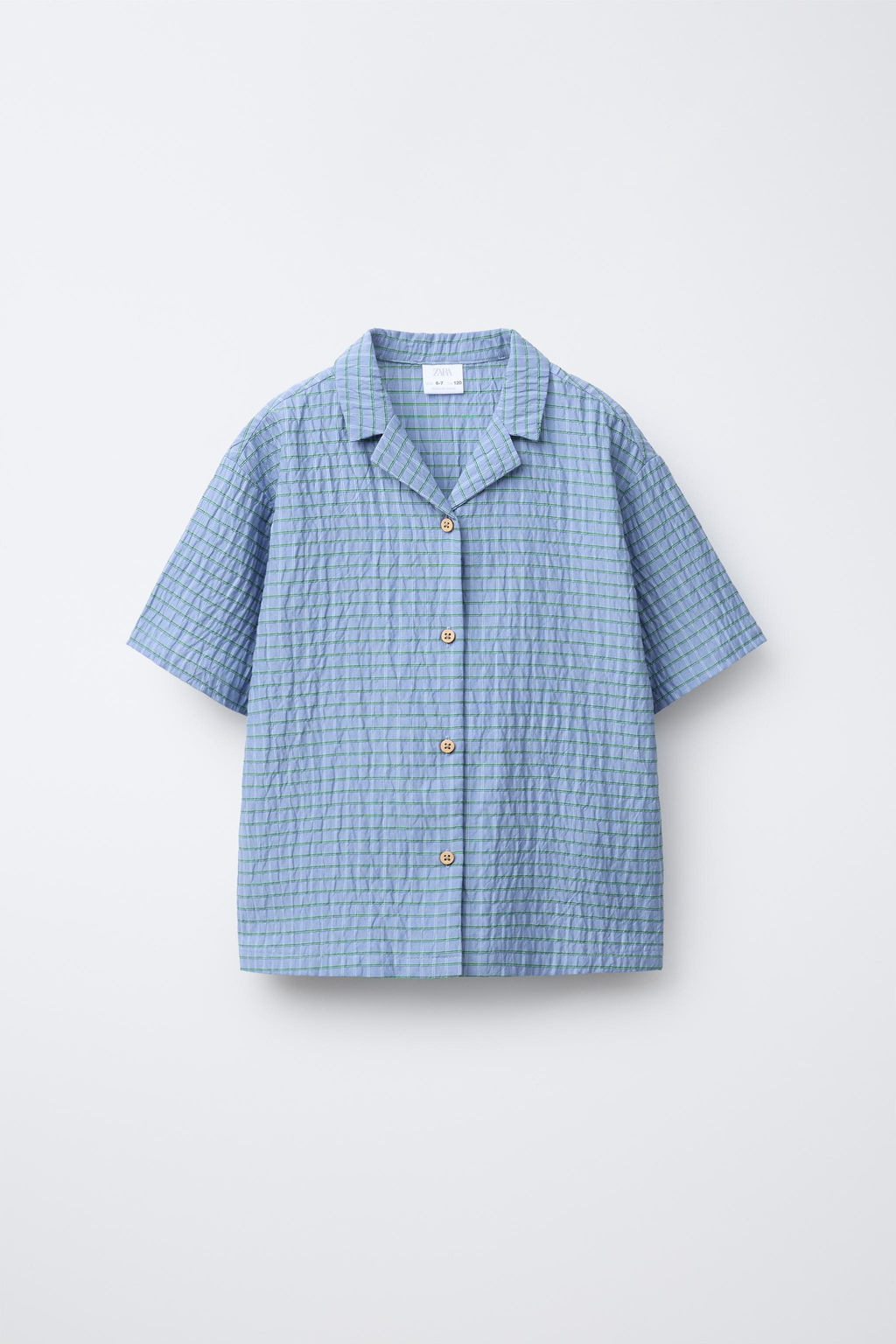 6-14 YEARS/ CHECKED SHIRT AND BERMUDA PYJAMAS - Zara фото 2