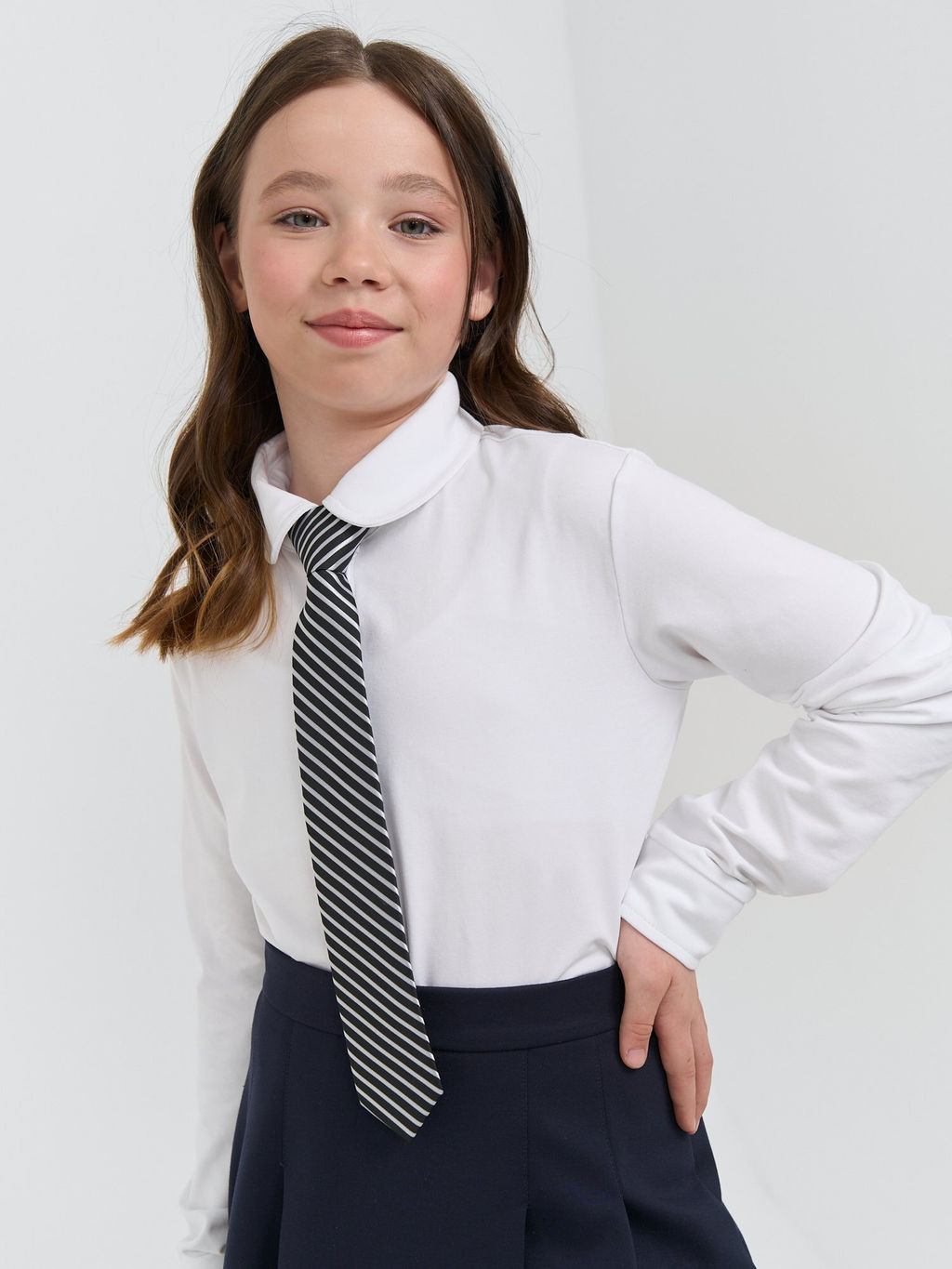 Галстук с фиксатором Полоска 7+ - Bungly фото 3