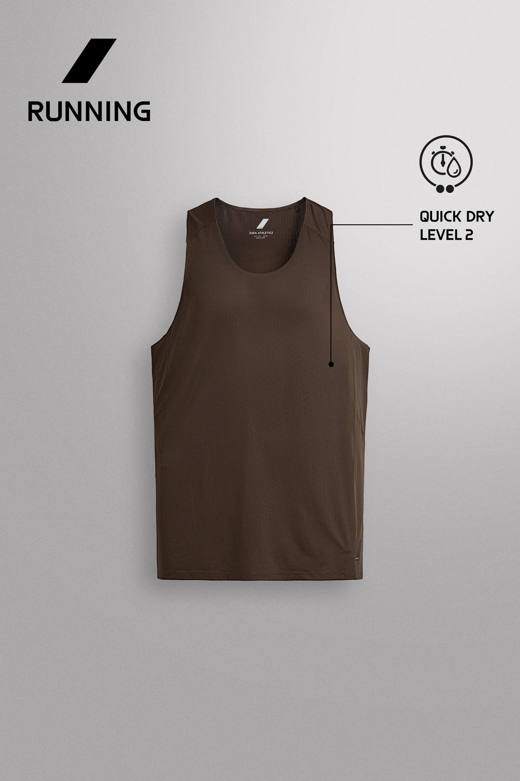 LIGHTWEIGHT RUNNING TANK TOP - Zara фото 15