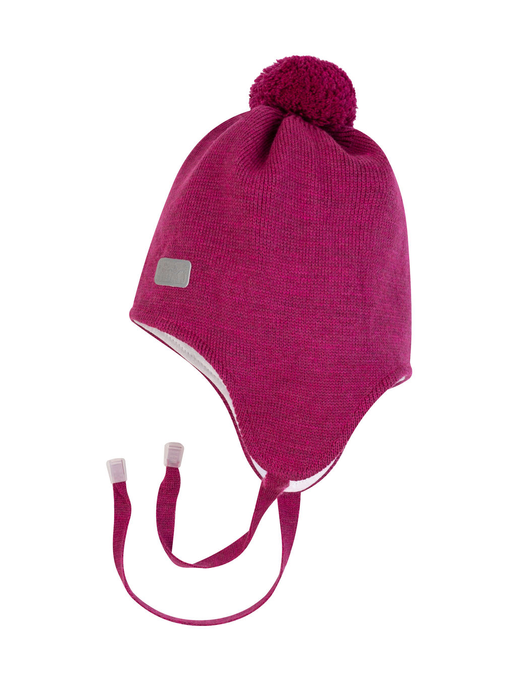 Шапка вязаная малина Ш-108 (52-54)