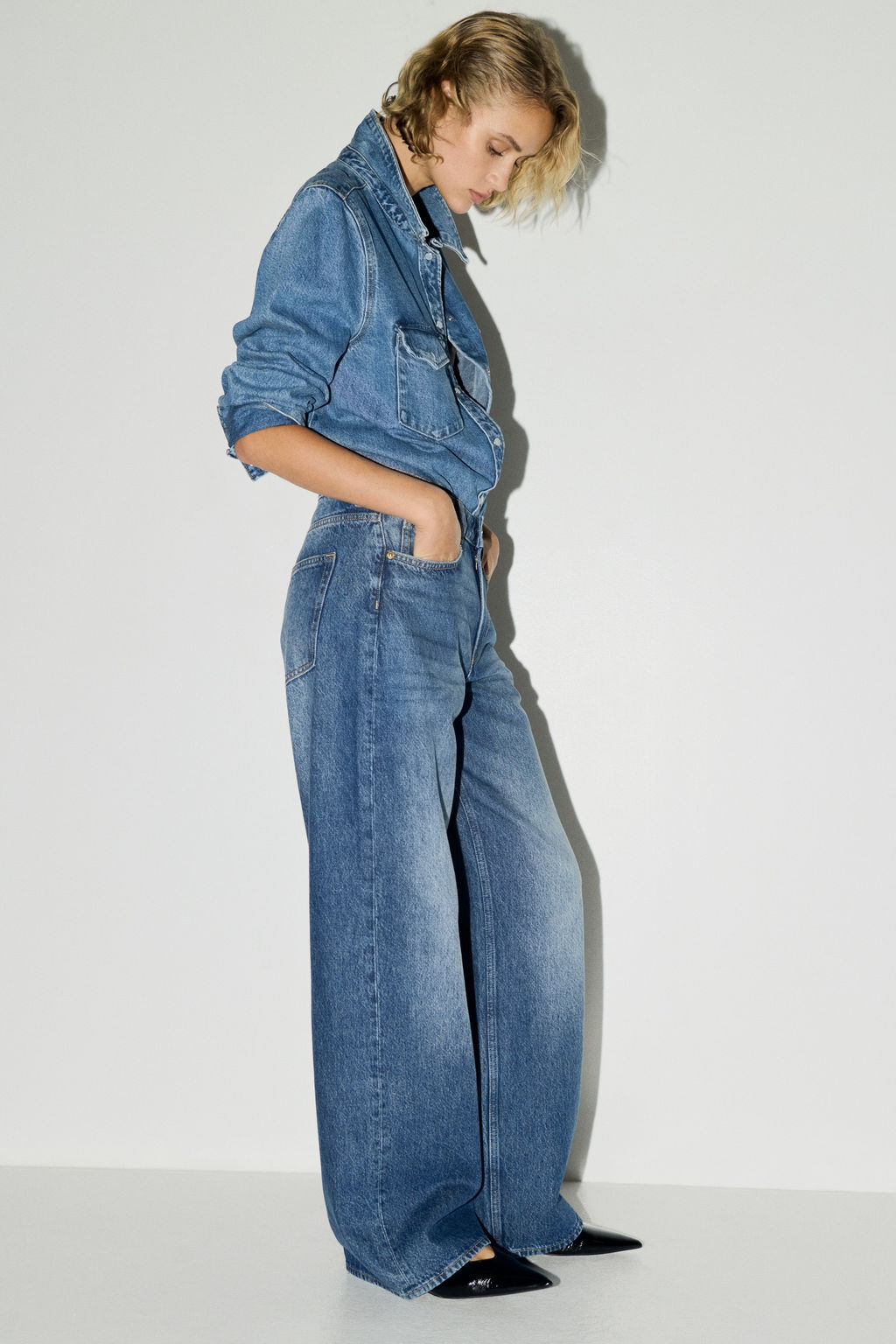 Wide Regular Jeans - H&m фото 8