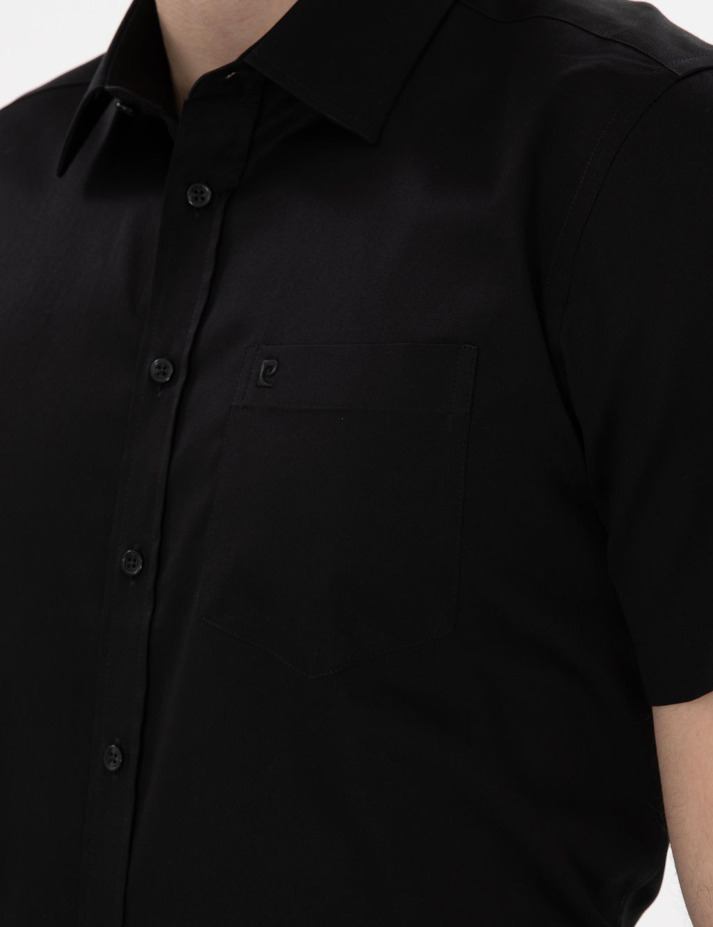 Siyah Regular Fit Uzun Kollu Basic G_mlek