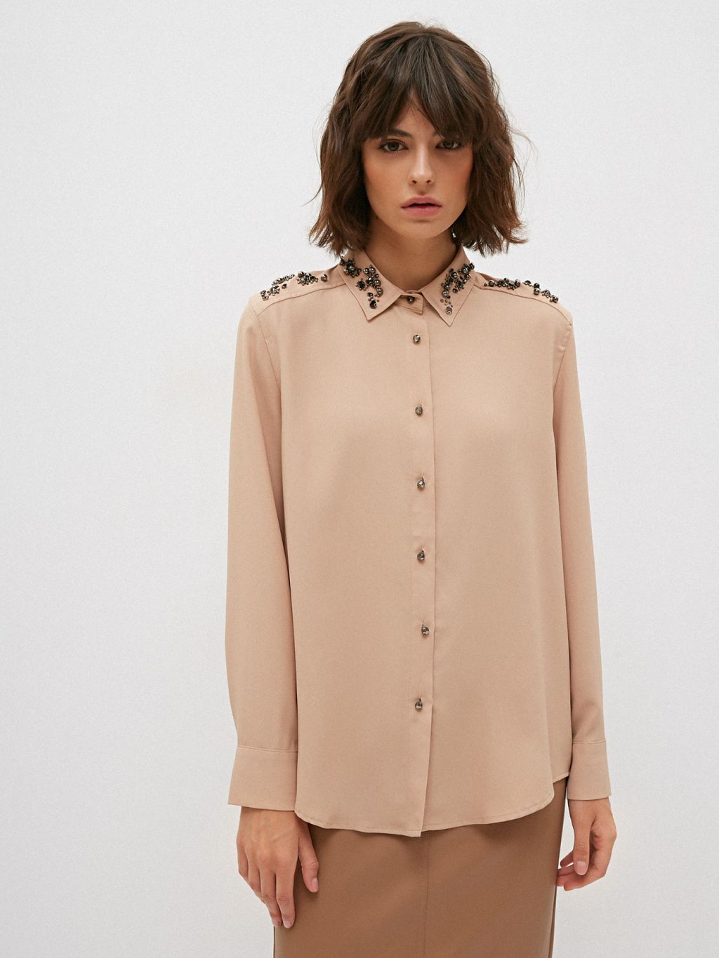 Conso/PR 200908 - beige Блузка  фото 10