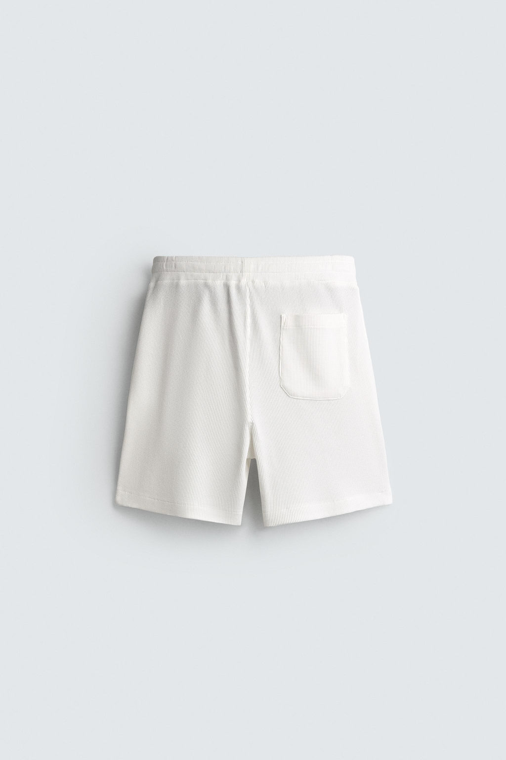 BERMUDA JOGGER ESTRUCTURA WAFFLE / Blanco roto - Zara фото 7