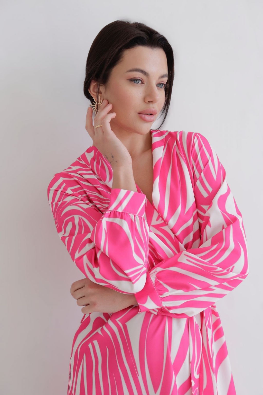 Martichelli Платье бело-розовое фото 7