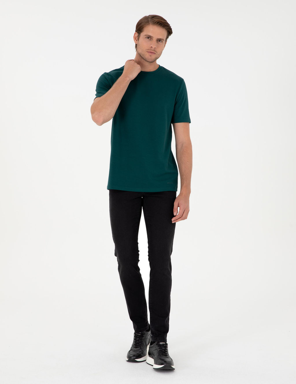 Siyah Slim Fit Jean Pantolon