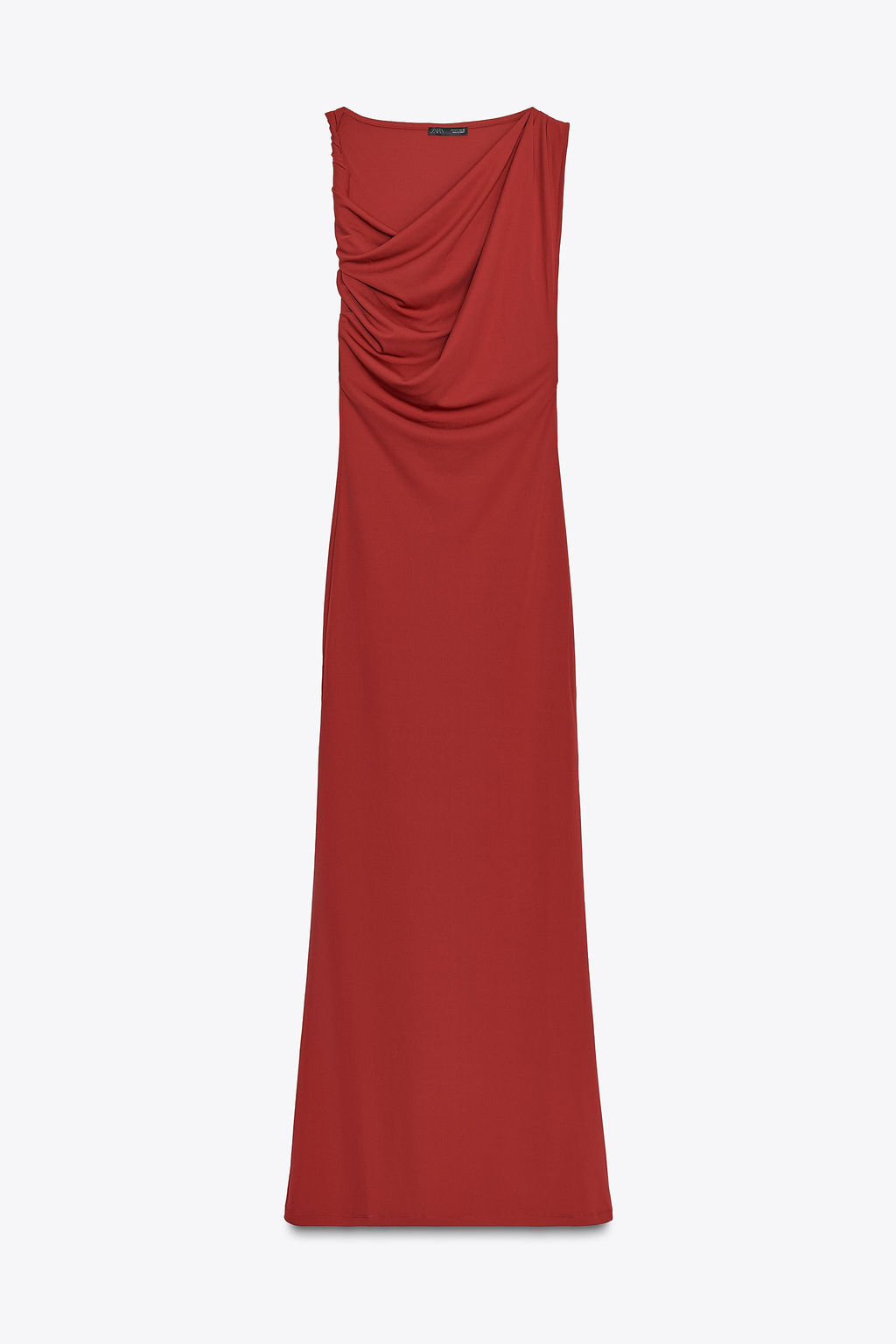 LONG DRAPED DRESS - Zara фото 14