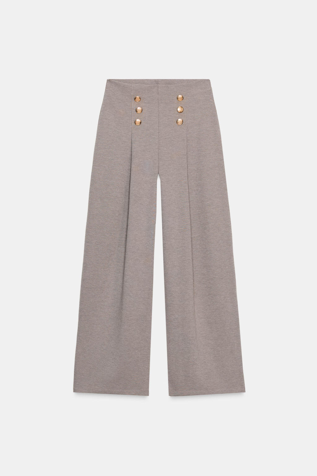 TWILL TROUSERS WITH BUTTONS - Zara фото 6