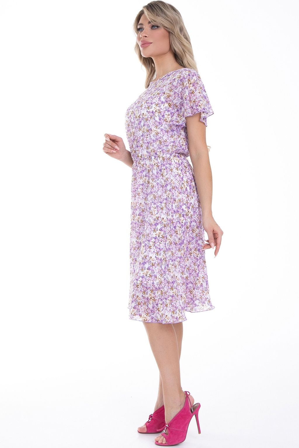 Платье Нимфа (шифон,лаванда) - Diolche фото 16