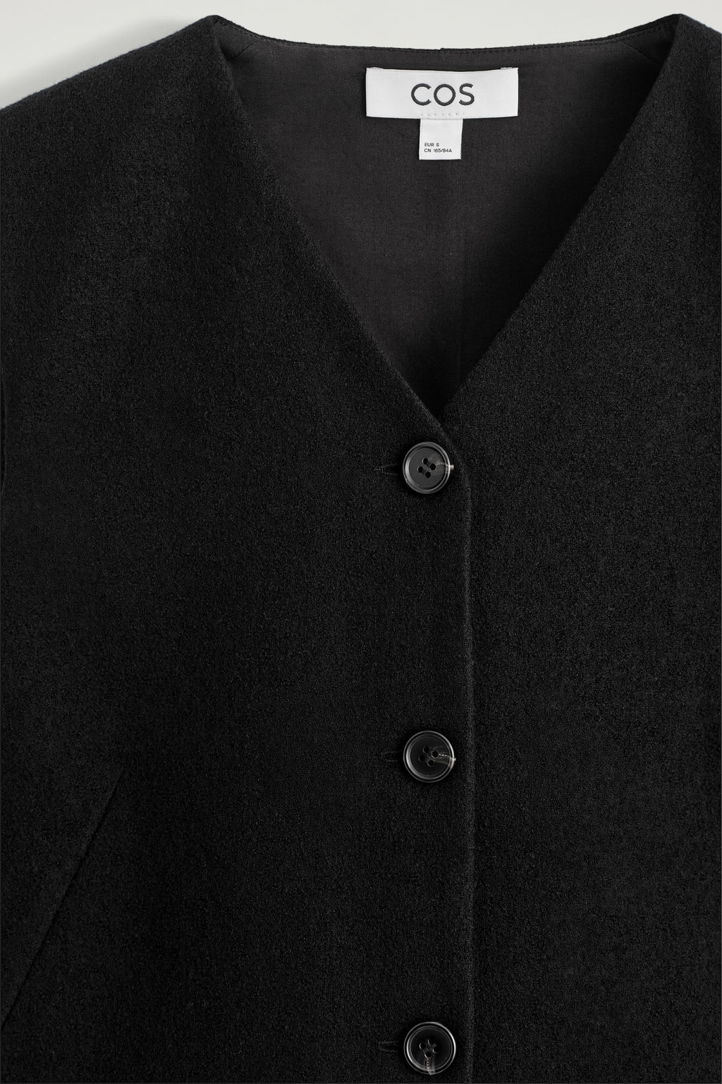 VESTIDO CON BOTONES DE LANA MERINO - H&m фото 6