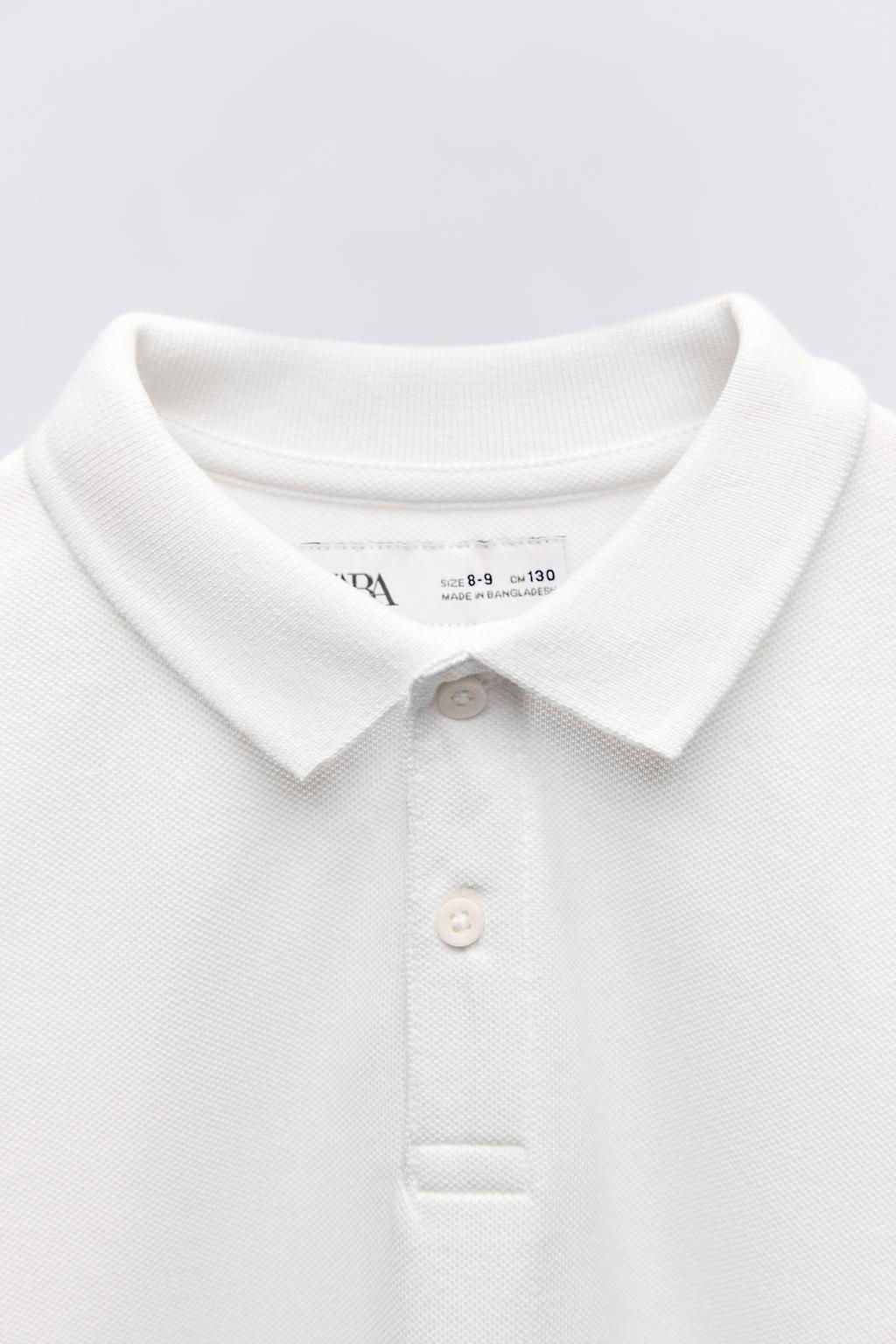 PIQUE POLO SHIRT - Zara фото 3