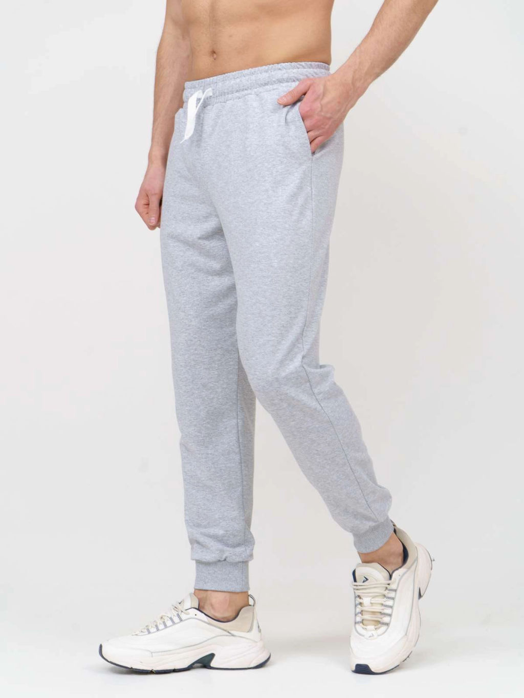 Брюки мужские, цвет серый