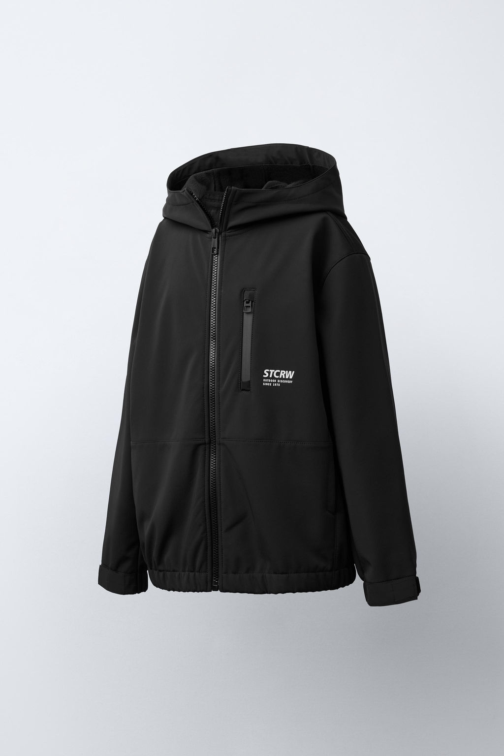 WATER-REPELLENT HOODED LINED TECHNICAL JACKET - Zara фото 2