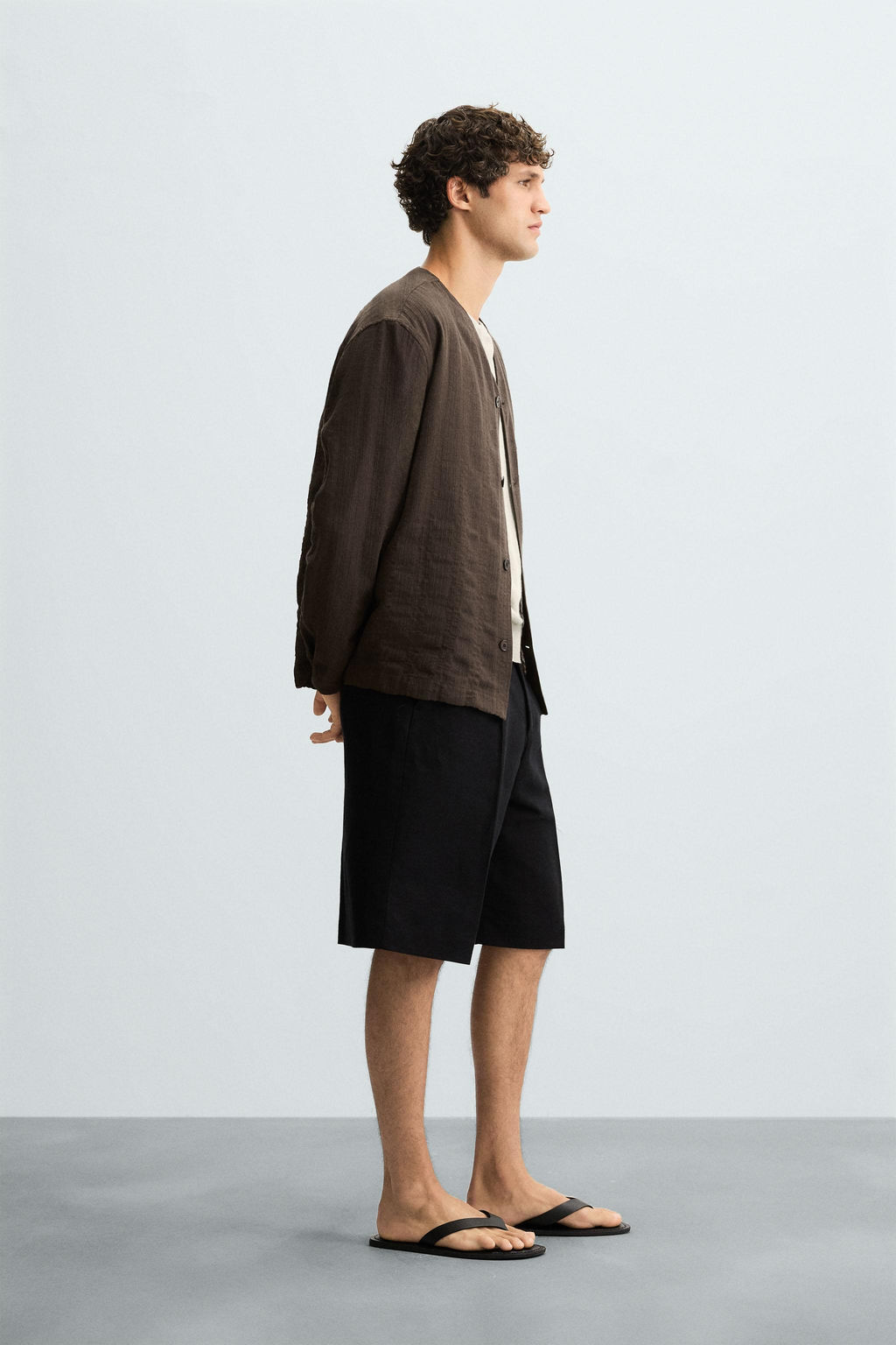 STRIPED JACQUARD SHIRT - Zara фото 4